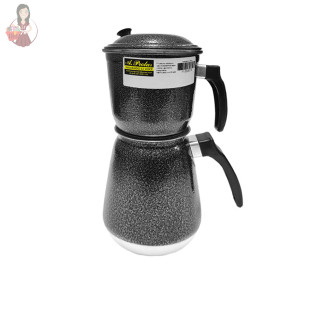 Cafeteira Aluminio Extra Forte Cafeteira Econômica Preta 1L