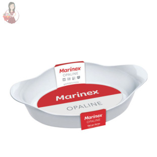 Assadeira Marinex Oval Grande Opaline 1,4 Litros