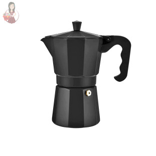 Cafeteira Italiana Expresso Para 6 Xícaras 300ml Preta 