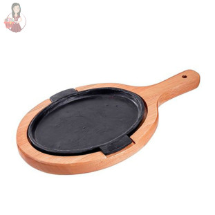 Tábua Oval com Chapa Para Churrasco e Petiscos