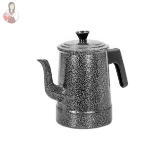 Bule Craqueada Com Tampa 1,126Lt    Aluminio Preto Para Café