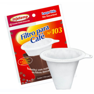 Kit C/5 Filtro Para Café Longa Vida nº103