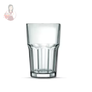 Copo De Vidro Resistente Transparente Para Suco/Água 310ml 