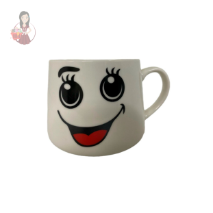 Caneca De Porcelana De Carinha 290ml 