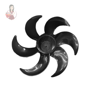 Helice Ventilador Mallory Turbo Silencium 40cm 6 Pás Preta