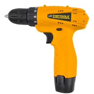 Parafusadeira / Furadeira 15pçs Bivolt Startools 12v Amarela