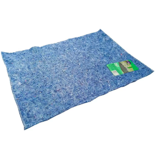 Kit De Pano De Chão Alklin Azul Com 6 Unidades 40cm X 60cm