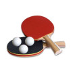 Kit Ping Pong 2 Raquetes 3 Bolinhas Sem Rede