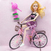 Boneca Julia Ciclista com Bicicleta e Acessórios