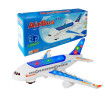 Brinquedo Avião A380 C/ Luz Som Divertido Rodinha Crianças