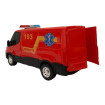 Brinquedo Van Iveco Daily Resgate Bombeiro Com Acessórios