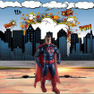 Boneco Super Heroes Avante Action Infantil-Super Man
