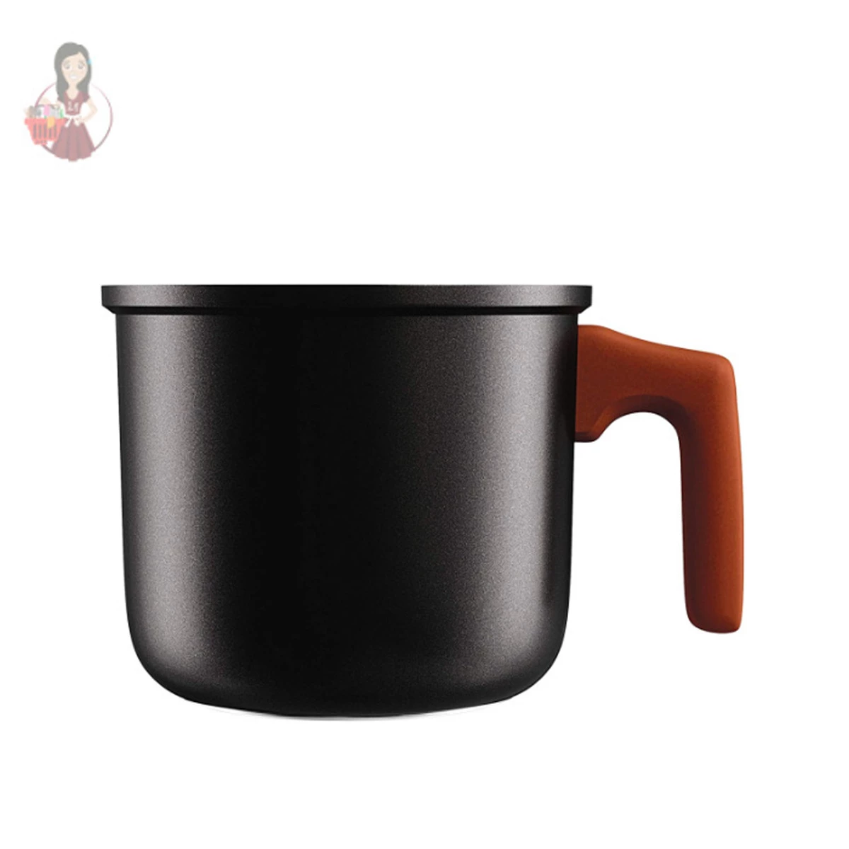 Leiteira Canecão Fervedor Antiaderente Indução Terracota
