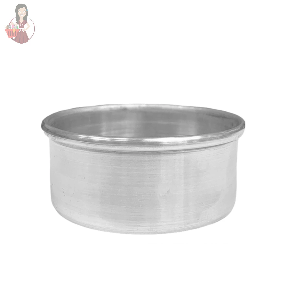 Kit 12 Forma De Cup Cake 7X 3X5,55 Jaysan Aluminio