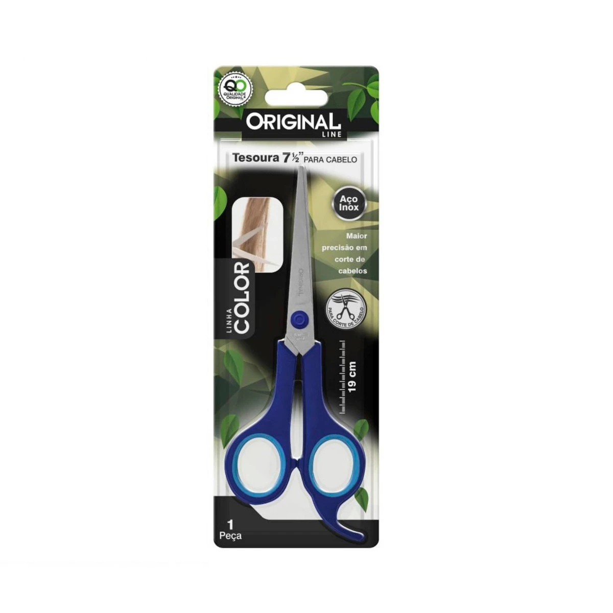 Tesoura 7 1/2 Polegadas Original Line P/ Cabelos Linha Color