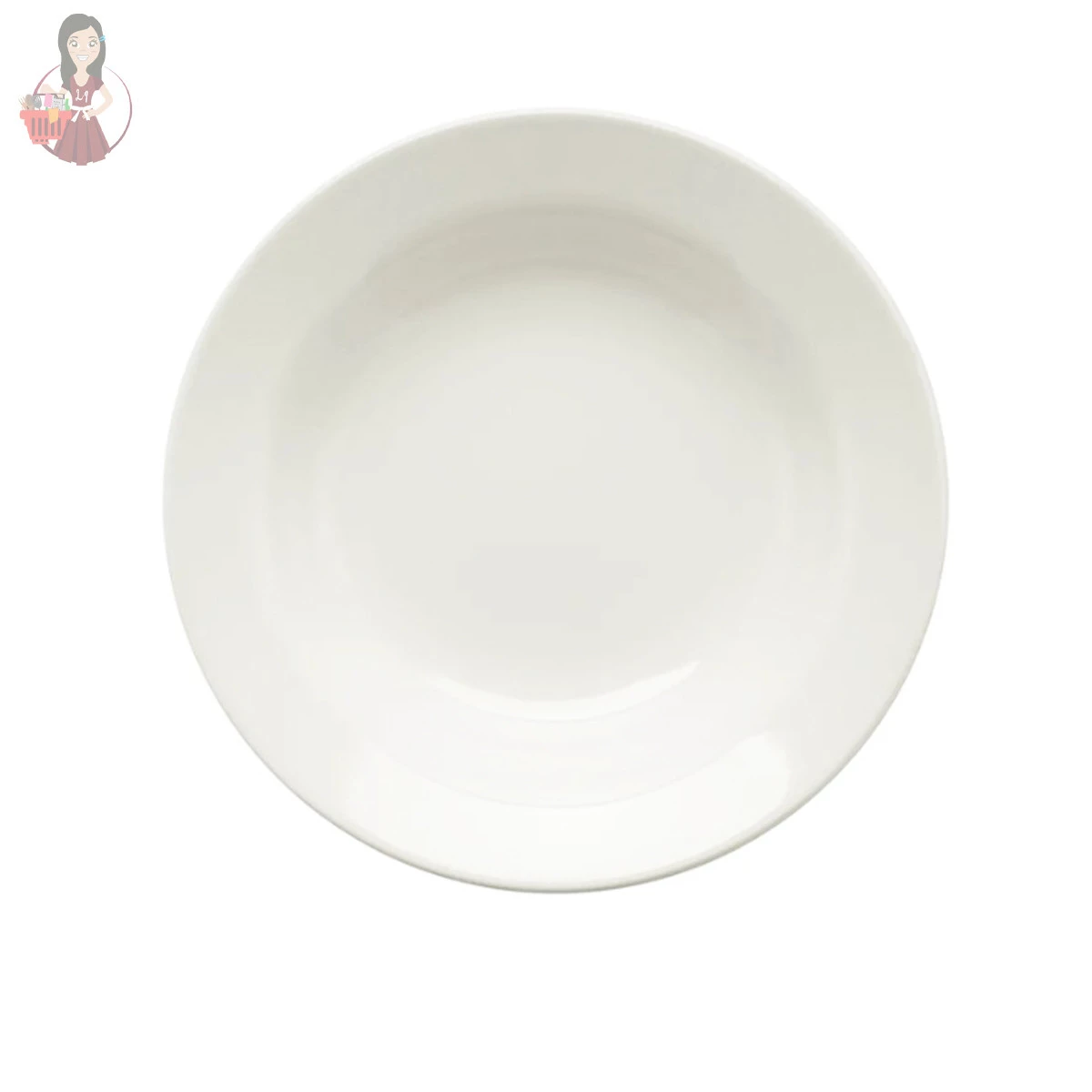 Prato Fundo Branco 22cm 1un Biona Oxford