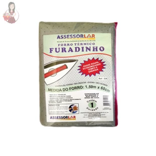 Forro Térmico Para Tábua De Passar Roupa Furadinho 150x60 cm
