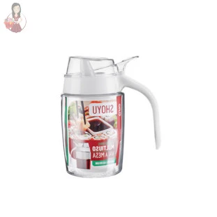 Jarra de vidro Gourmet Com Tampa 300ml da Euro.