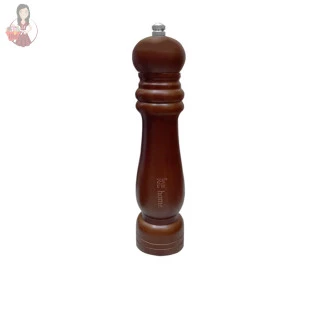 Moedor De Pimenta Clássico Madeira/Cerâmica Porta Temperos