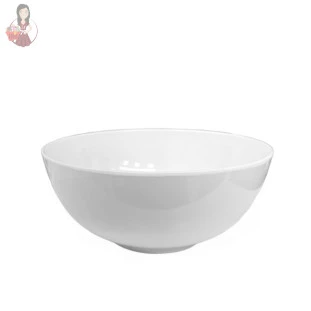 Tigela Redonda De Melamina 17,5 cm Branca Multiuso Sakes