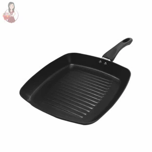 Frigideira Grill 24cm Frigideira Alumínio fundido