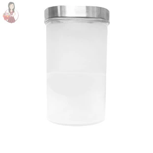 Pote De Vidro Hermético Com Fecho Em Silicone 900 ml