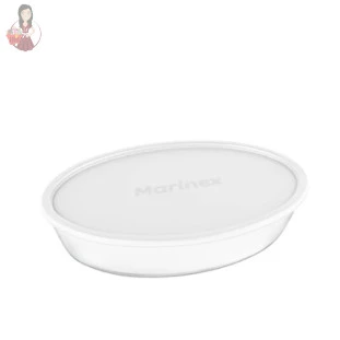 Assadeira Oval De Vidro Com Tampa 2,5 Litros Marinex Nadir