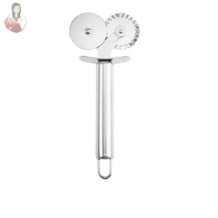 Carretilha Dupla Cortador Inox Massa Pastel Pizza
