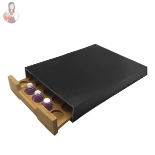 Suporte Bambu 40 Capsula De Café e Chá 