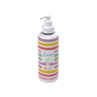 Porta Sabonete Líquido Com Pump 480ml Plástico