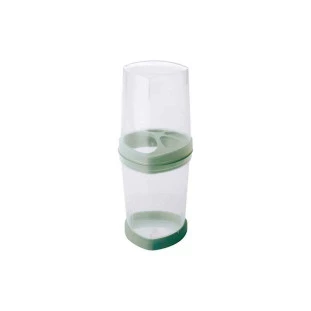 Porta Escova e Creme Dental Com Tampa Plastico 