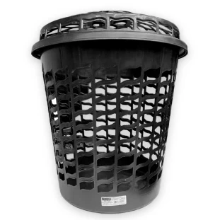 Cesto Telado Para Roupa 30L Plástico Color Com Tampa 