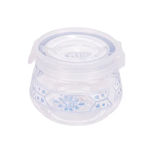 Pote Hermético Flip 700ml Plástico Color Estampado 