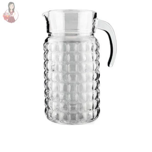Jarra De Vidro Incolor Bubble Com Alça 1,8L Euro Home