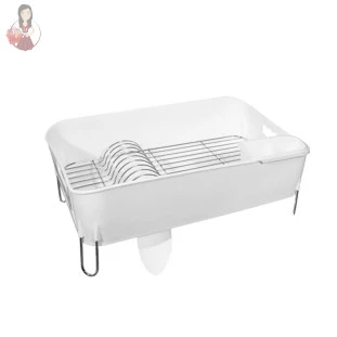 Escorredor de Louças com Porta talheres Deluxe 12 Pratos