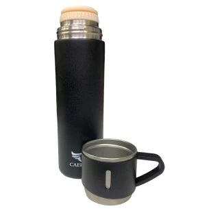 Garrafa Térmica 500ml Inox Tampa Xícara Multiuso Portátil