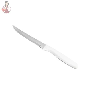 Faca Para Churrasco  Color Cabo Plástico 12 Peças Gourmet 
