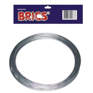 Corda Arame P/ Varal 7 Fios Com 10 Metros Super Resistente