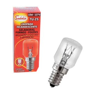 Lampada Incandescente Geladeira/Forno 127v TU-25