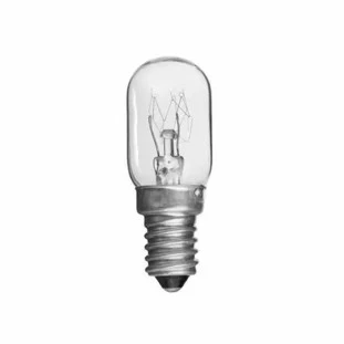 Lâmpada Incandescente TU-22 para Geladeira/ Microondas 220v E-14 Clara