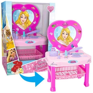 Penteadeira Infantil Das Princesas Brinquedo Rosa Mielle