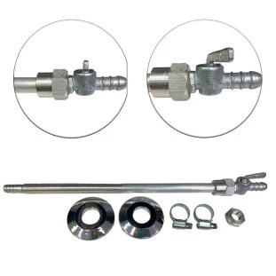 Passa Gás De Parede Para Mangueira Amarela PVC 3/8 IRON
