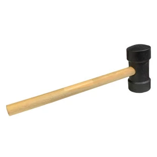 Martelo Marreta De Borracha Com Cabo De Madeira 30cm Bestfer