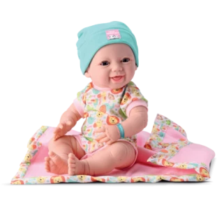 Boneca New Born Maternidade Abre e Fecha os Olhos Berçarios