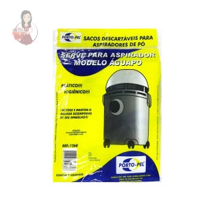 Saco Para Aspirador De Pó Modelo Águapó Ref: 1260 3 Unidade