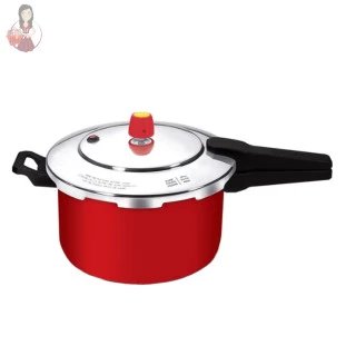 Panela de Pressão Fechamento Externo Antiaderente 7,5 Litros Red.