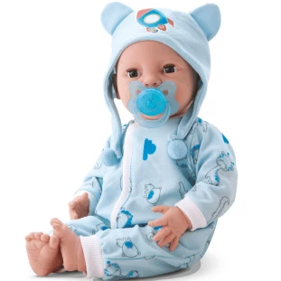 Boneca Diver New Born Baby Boy De Pijama Menino 