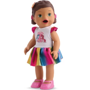 Boneca Menina Morena My Little Papinha Mixer