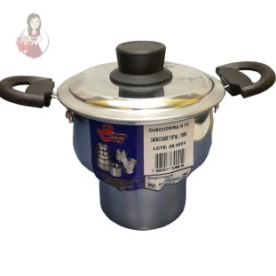 Cuscuzeiro Aluminio Nº12 Alumínio 700 Ml