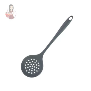 Escumadeira De Silicone Furadinha 30cm Multiuso Cozinha